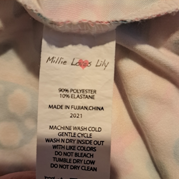 Millie Loves Lily girls size 2 turtle print dress, has 2 front pockets - Picture 2 of 5